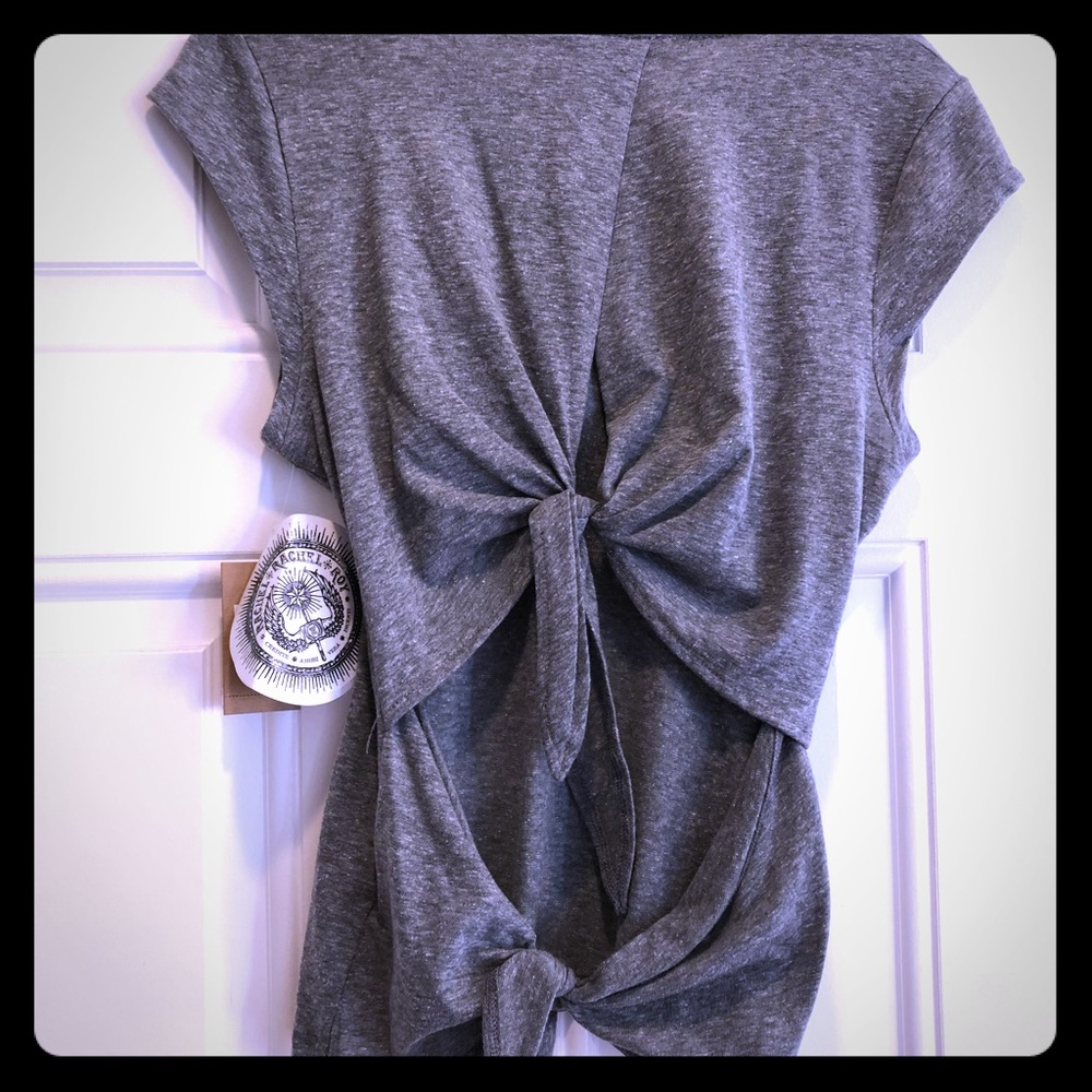 Rachel Roy gray top